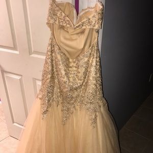 Gold Prom Dress